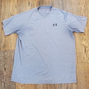 Under Armour Men's Light Gray Short Sleeve Tee